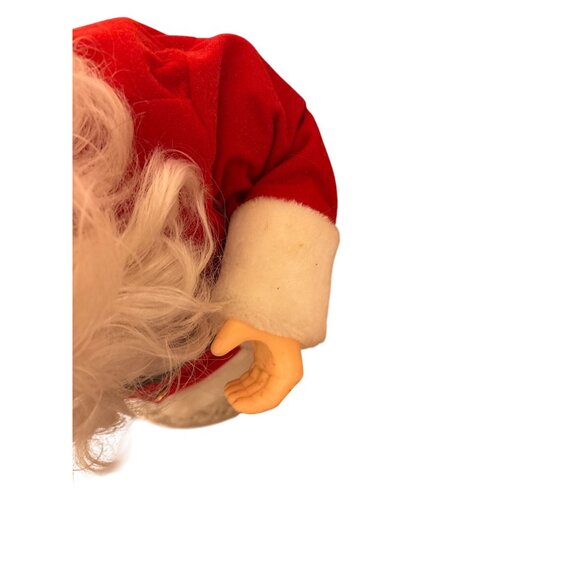 1991 Coca Cola Animated Santa Claus Christmas Decoration 24" Tall With Rotating - Picture 7 of 10